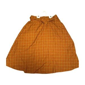 ModCloth Perfect Timing Belted A-Line Midi Skirt